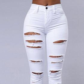 Denim Diva Distressed Jeans - PUREFASHION