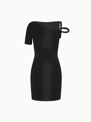 Kylie’s Luxe One-Shoulder Dress - PUREFASHION