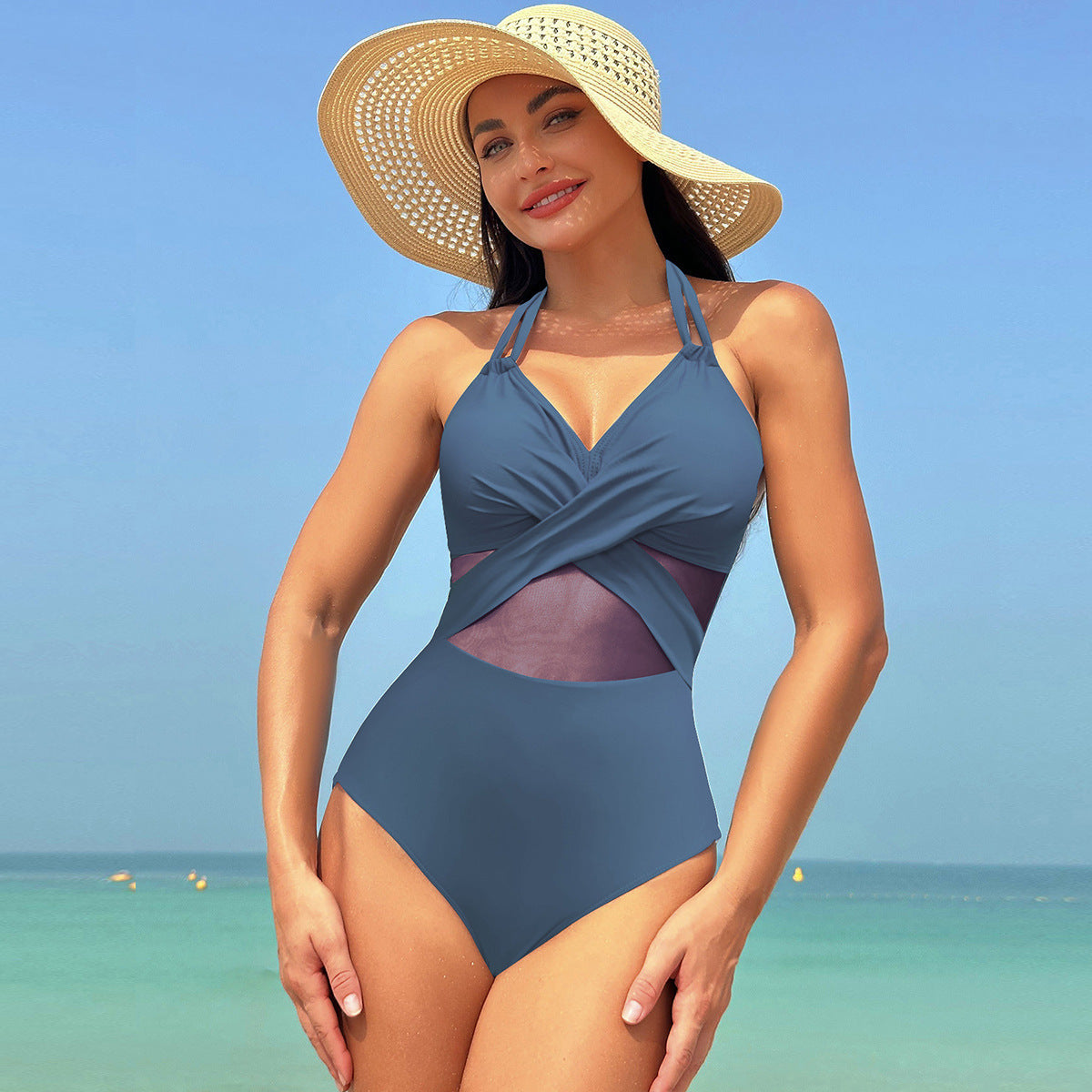 Aqua Allure Mesh Swimsuit - PUREFASHION