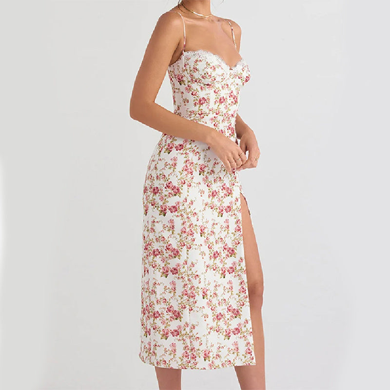 Floral Grace Lace Dress - PUREFASHION